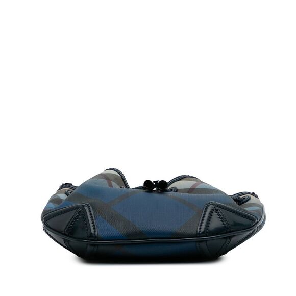 Burberry Supernova Check Coated Canvas Gradient Drawstring Crossbody - Picture 4 of 10